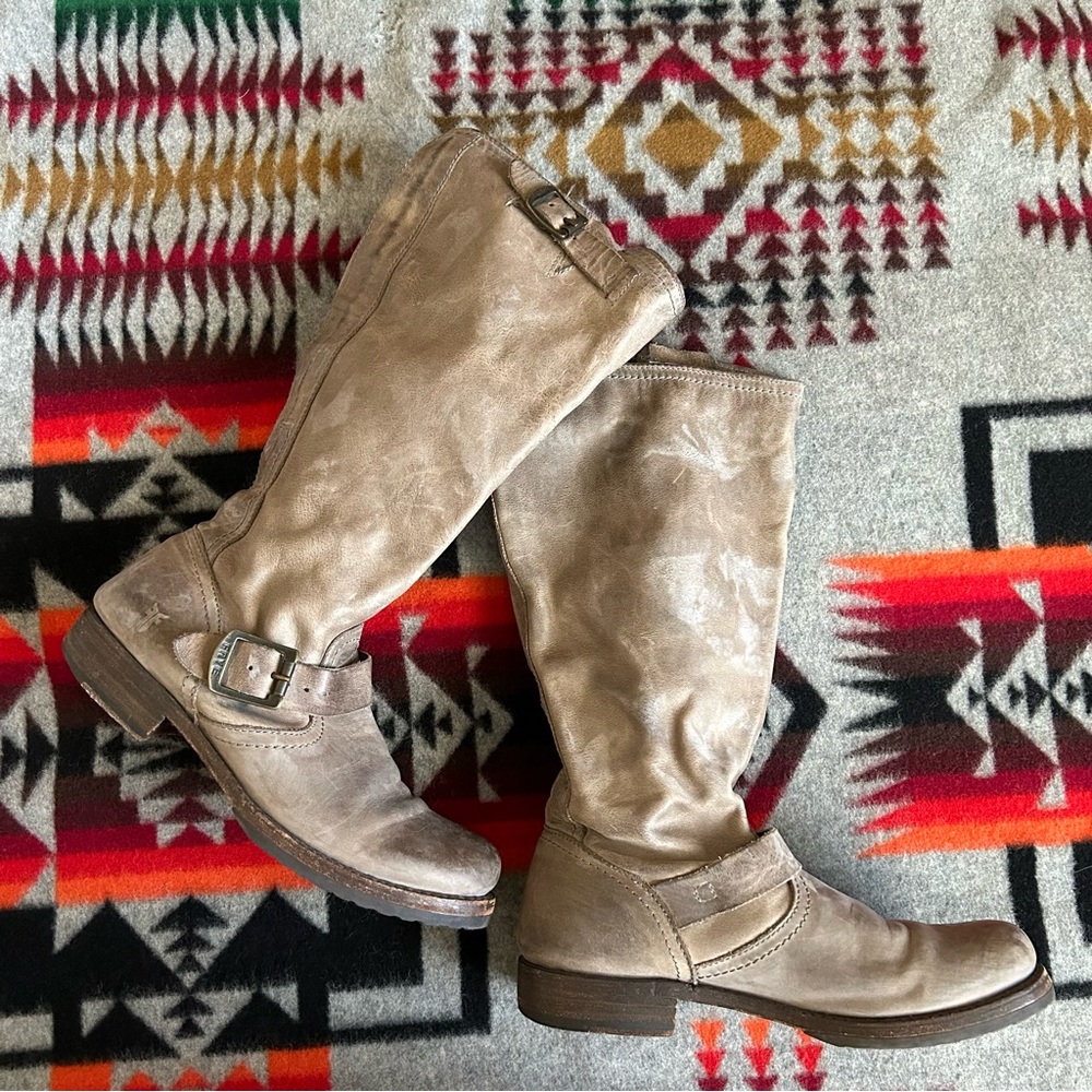 Frye Veronica Distressed Slouch Boots